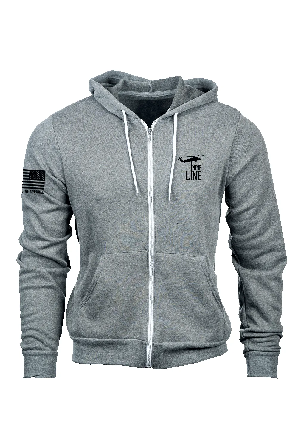Proverbs 27:17 - Full-Zip Hoodie sold by Nine Line product image thumbnail 2