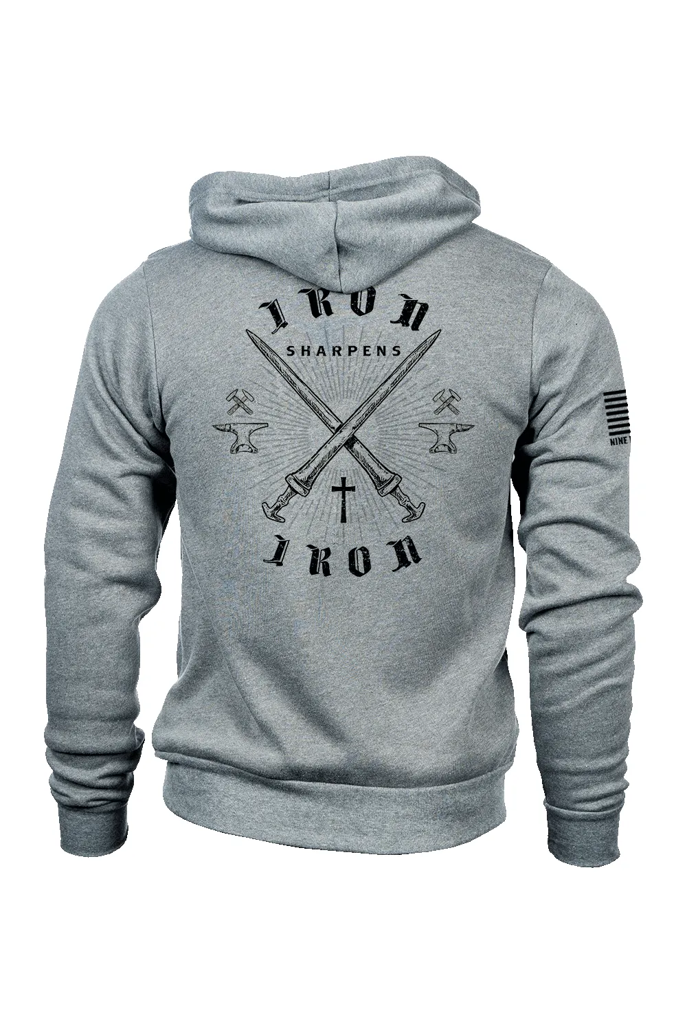 Proverbs 27:17 - Full-Zip Hoodie sold by Nine Line