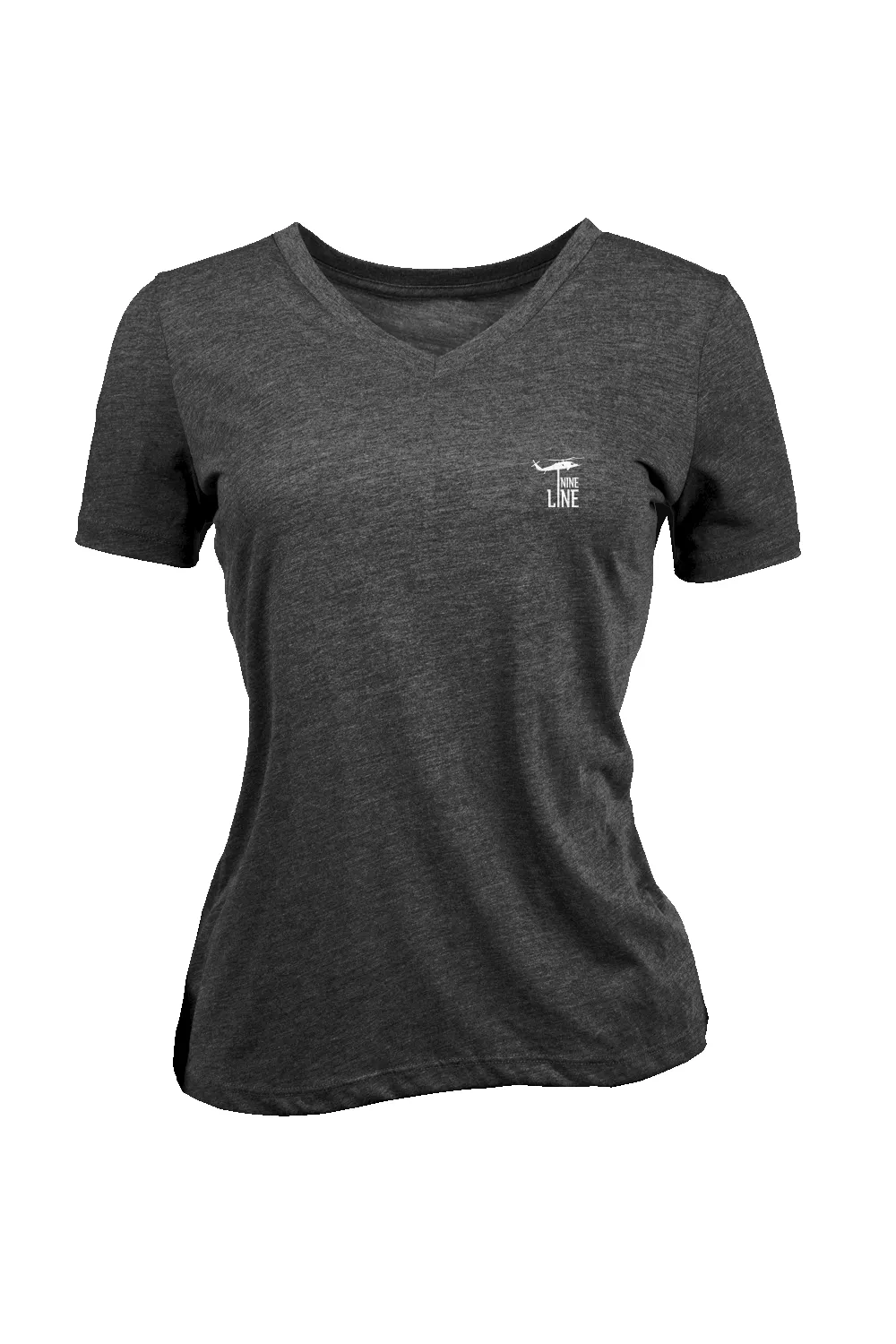 Small Dropline Logo - Women's Relaxed Fit V-Neck Shirt - Casual Edition sold by Nine Line product image thumbnail 2