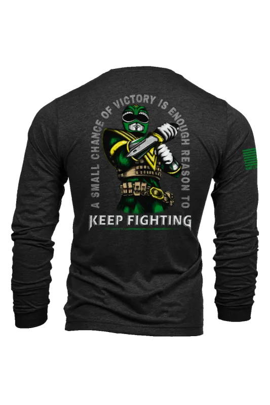 KEEP FIGHTING - Long-Sleeve Shirt sold by Nine Line
