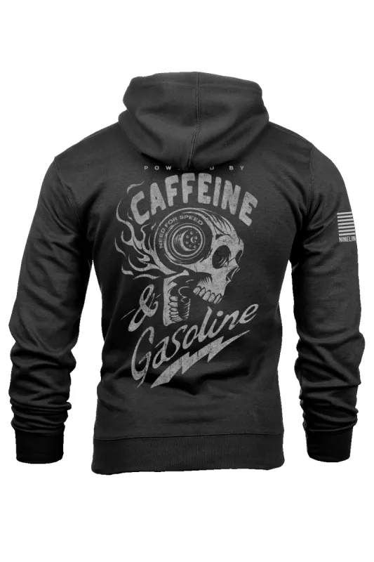 Caffeine & Gasoline - Hoodie sold by Nine Line