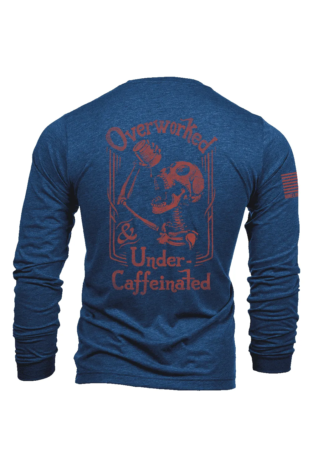 Undercaffeinated - Long-Sleeve Shirt sold by Nine Line product image thumbnail 3