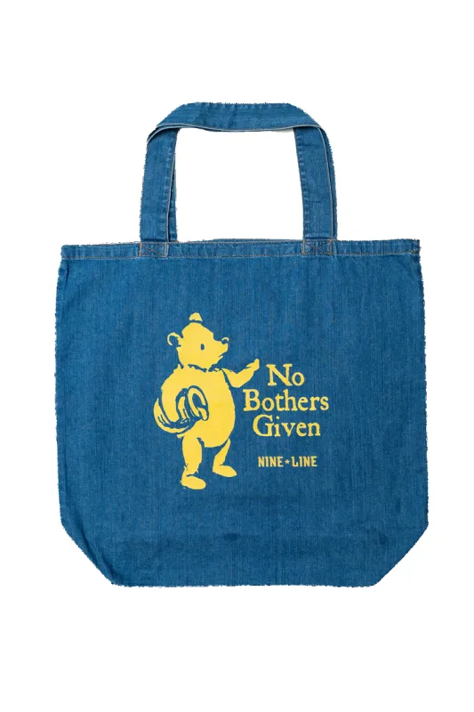 No Bothers Given - Denim Tote sold by Nine Line