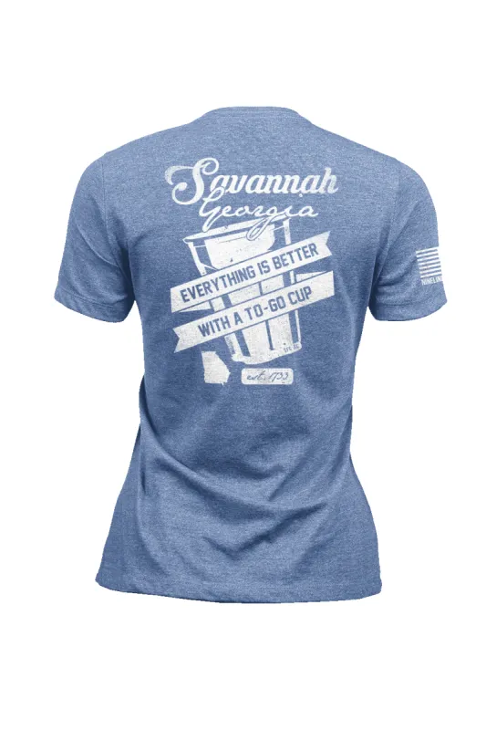 To Go Cup - Women's T-Shirt sold by Nine Line