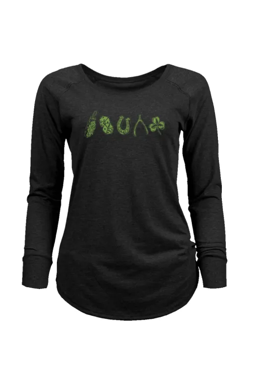 Good Luck Charms - Women's Long-Sleeve Shirt sold by Nine Line