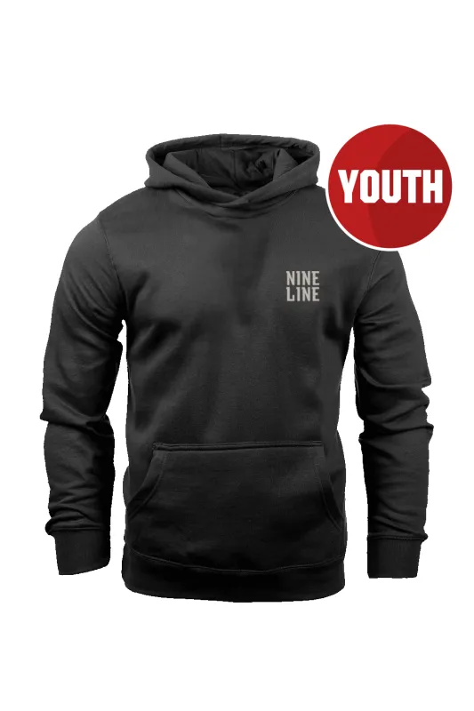 NL Stacked - Youth Hoodie sold by Nine Line