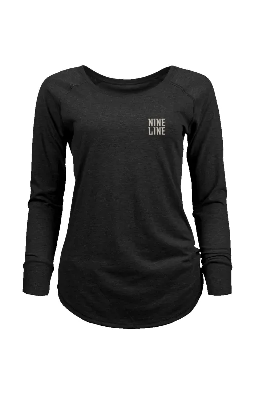 NL Stacked - Women's Long-Sleeve Shirt sold by Nine Line