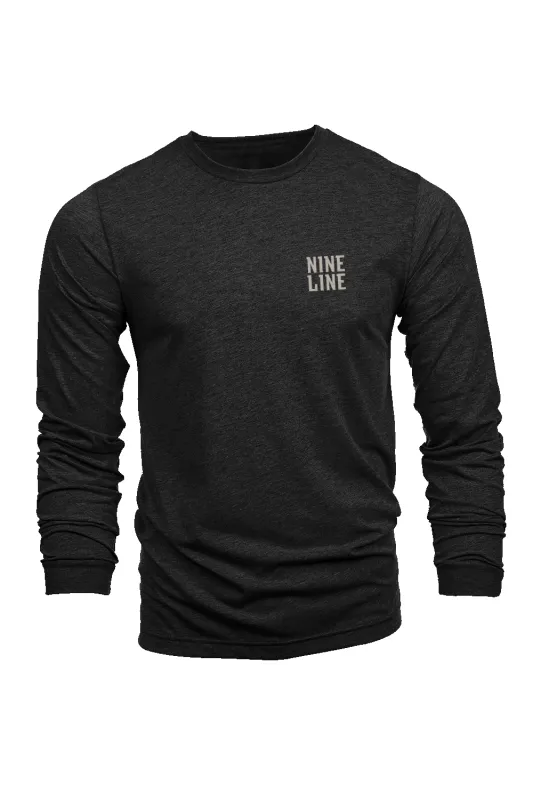 NL Stacked - Long-Sleeve Shirt sold by Nine Line