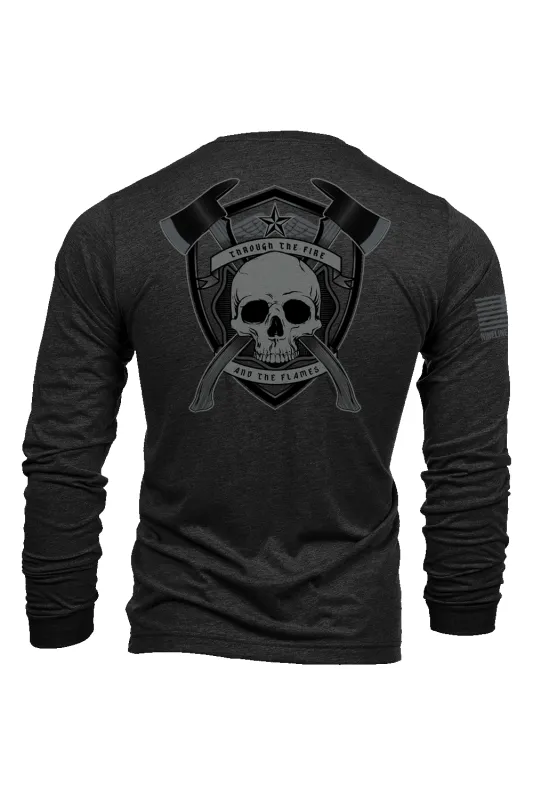 Firefighter's Crest - Long-Sleeve Shirt sold by Nine Line