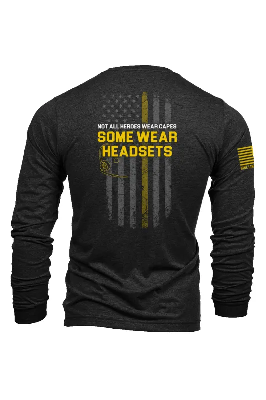 Dispatcher Flag - Long-Sleeve Shirt sold by Nine Line