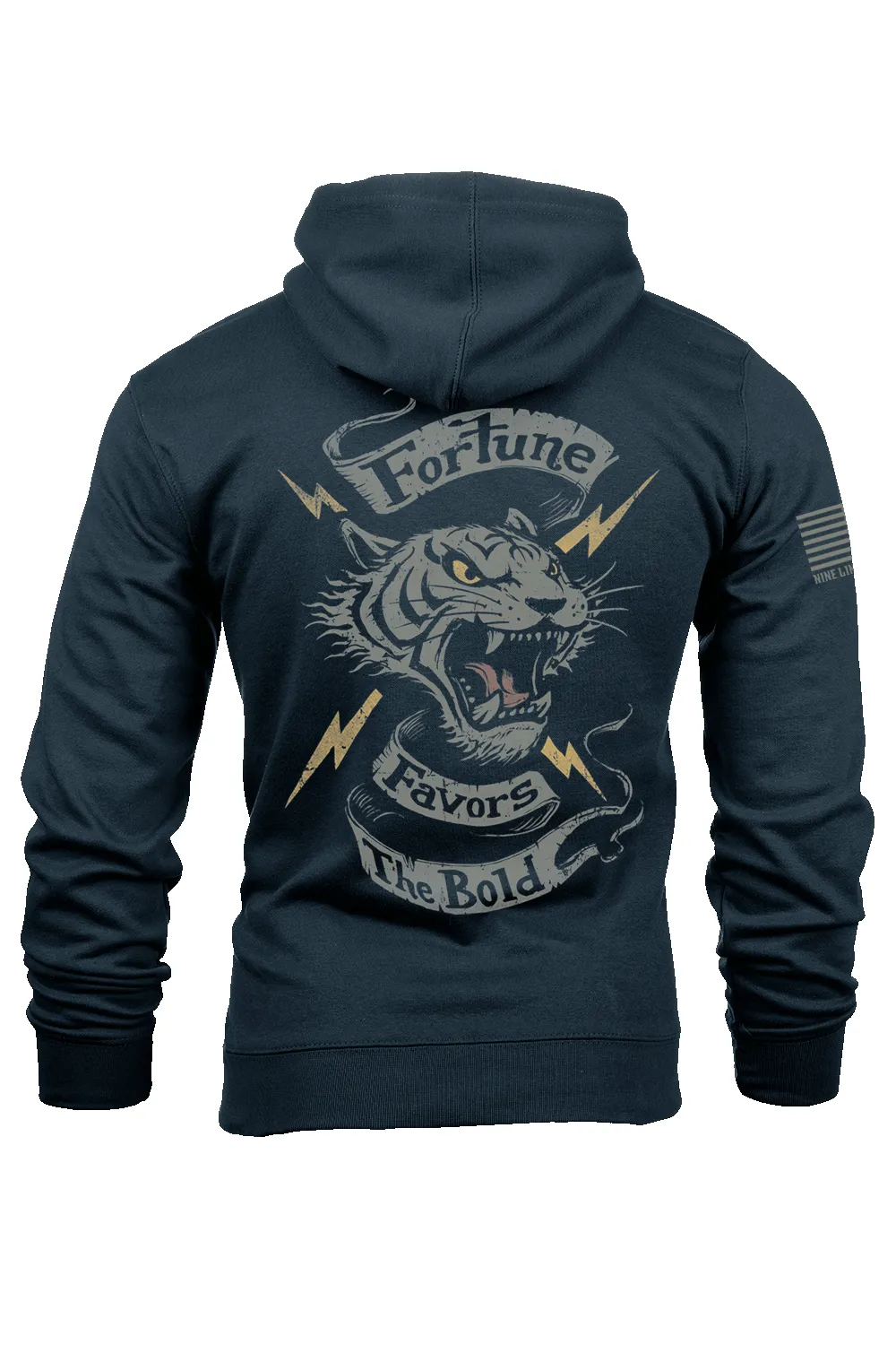 Fortune Favors the Bold - Hoodie sold by Nine Line product image thumbnail 3