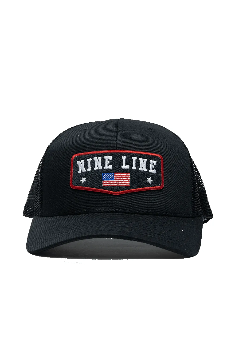 Nine Line Logo with Flag - Snap Back Hat sold by Nine Line