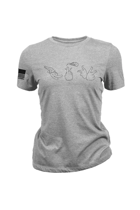 FAFO ASL - Women's T-Shirt sold by Nine Line