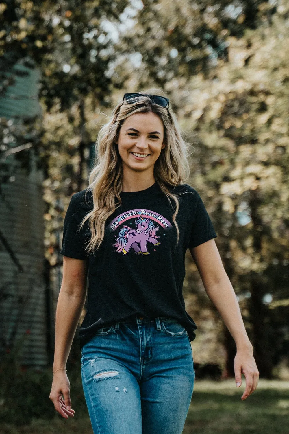 My Little Pew-Pew - Women's T-Shirt sold by Nine Line product image thumbnail 2