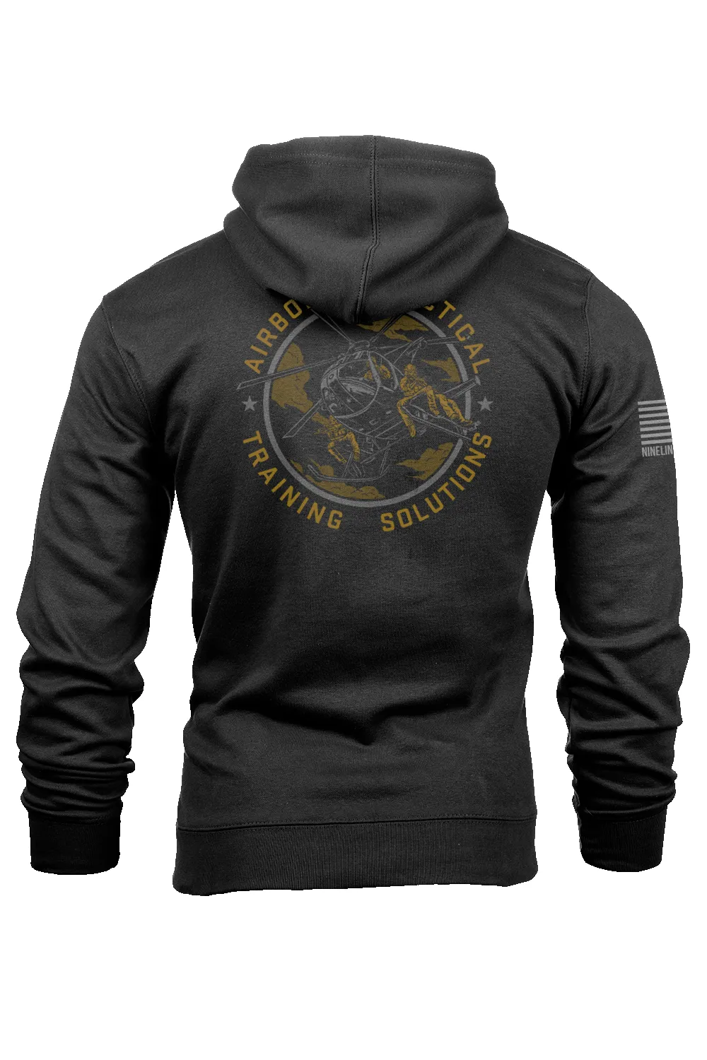 Airborne Tactical Solutions - Helicopter Skull - Hoodie sold by Nine Line