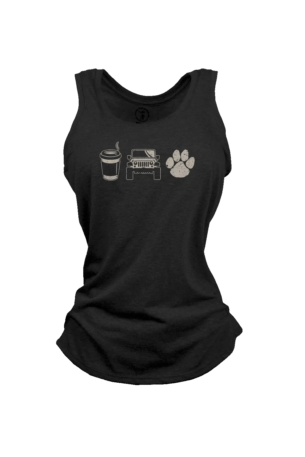 3 Necessities - Women's Racerback Tank sold by Nine Line