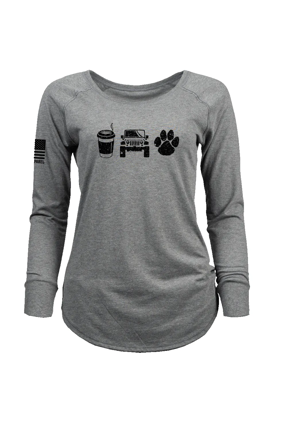 3 Necessities - Women's Long-Sleeve Shirt sold by Nine Line product image thumbnail 5