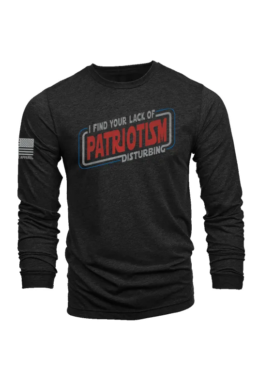 Lack of Patriotism - Long-Sleeve Shirt sold by Nine Line