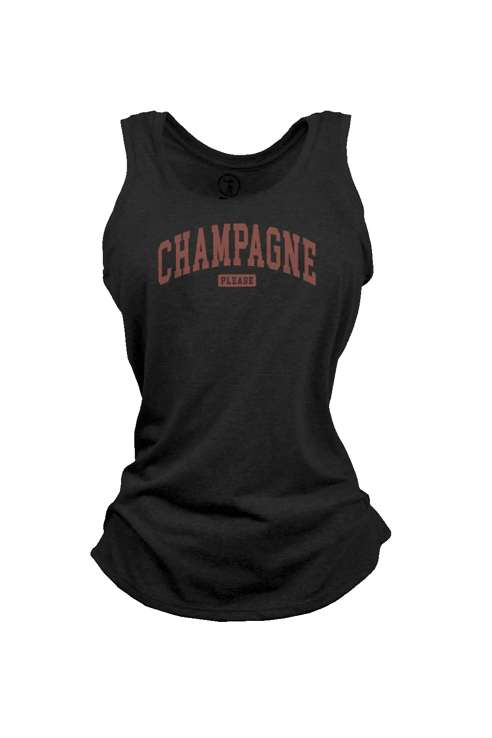 Champagne - Women's Racerback Tank sold by Nine Line
