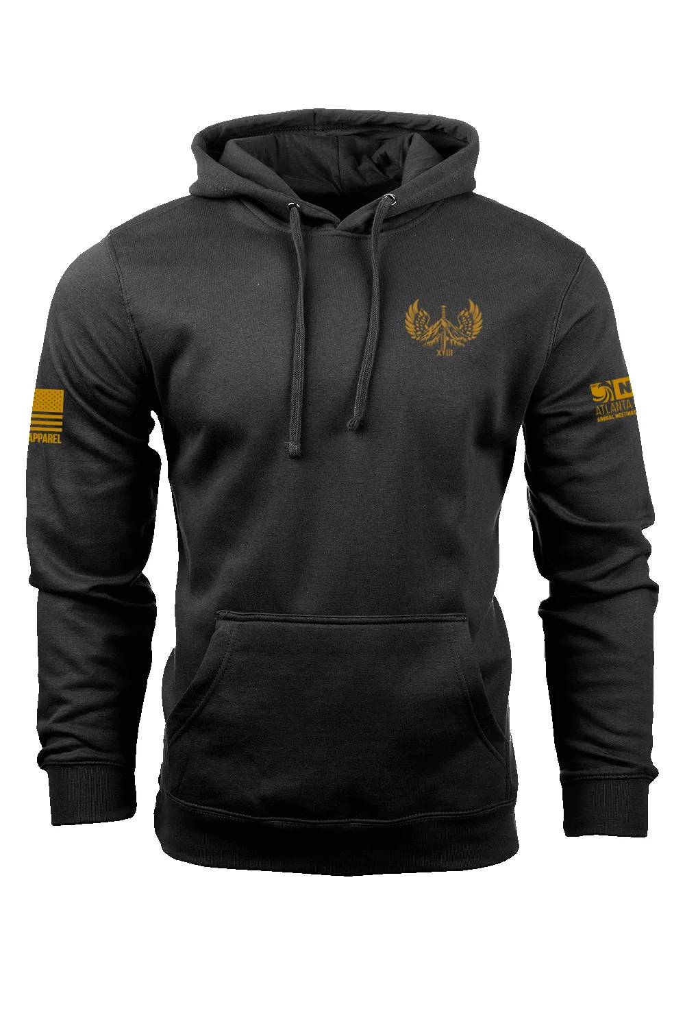 NRA - Cigar & Whiskey Atlanta NRAAM 2025 - Hoodie sold by Nine Line product image thumbnail 2