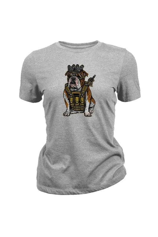 Tactical Bull Dog - Women's T-Shirt sold by Nine Line