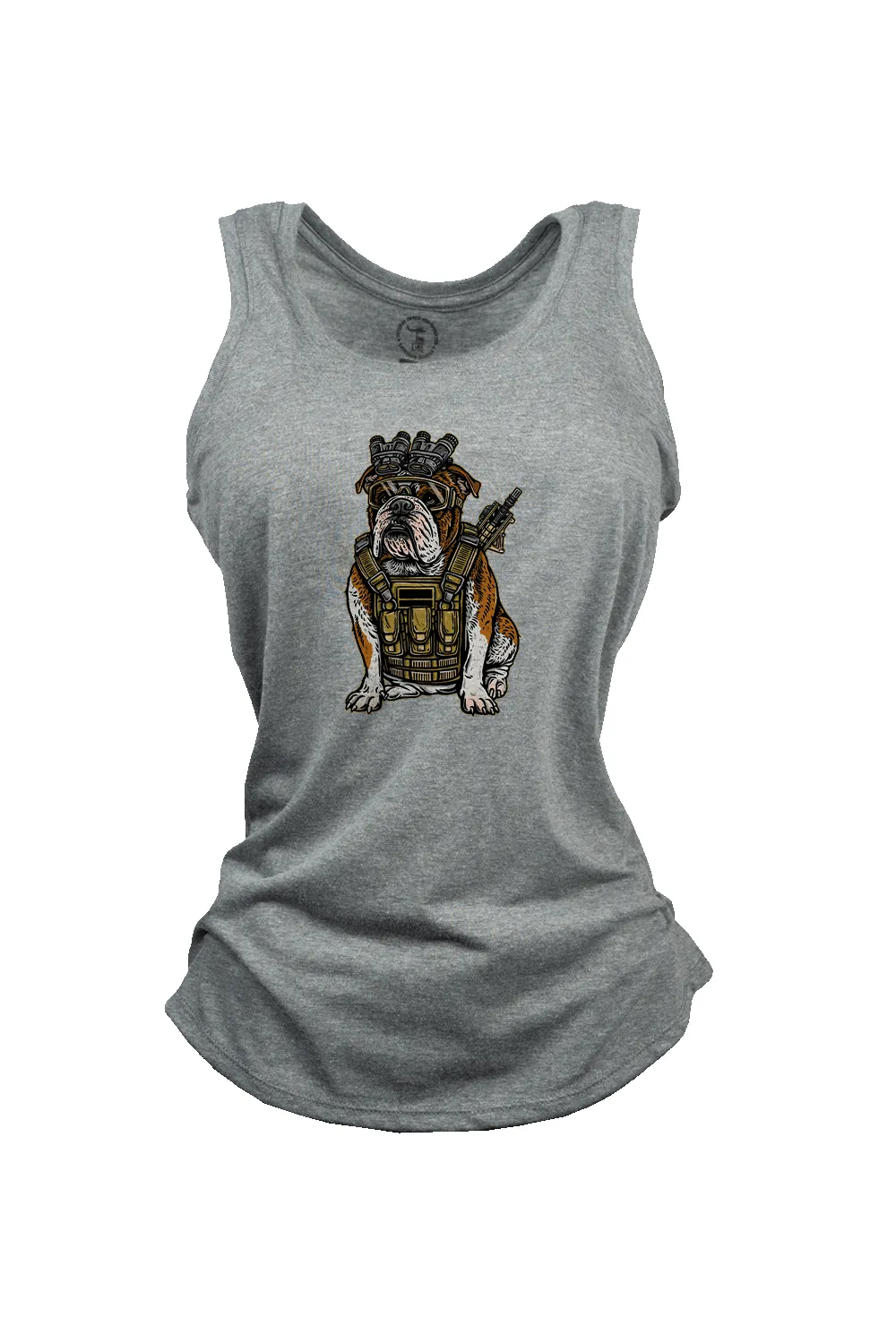 Tactical Bull Dog - Women's Racerback Tank sold by Nine Line product image thumbnail 3