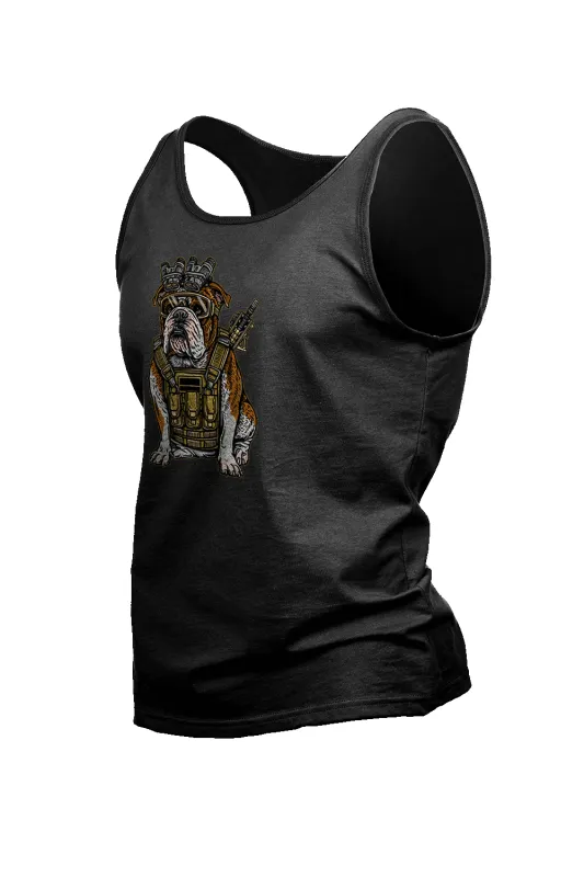Tactical Bull Dog - Men's Tank Top sold by Nine Line