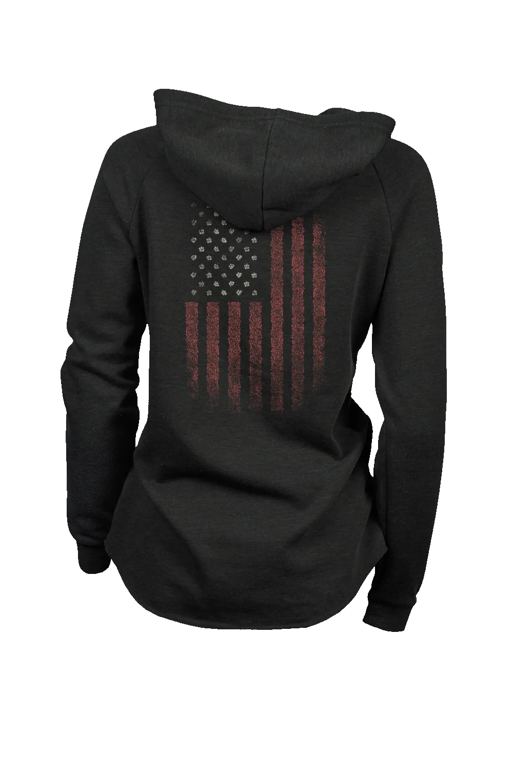 Floral Pattern Flag - Women's Hoodie sold by Nine Line