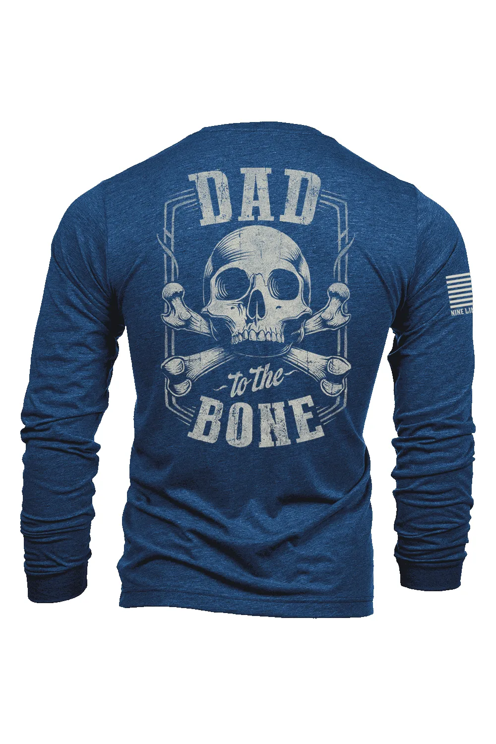 Dad to the Bone - Long-Sleeve Shirt sold by Nine Line product image thumbnail 3