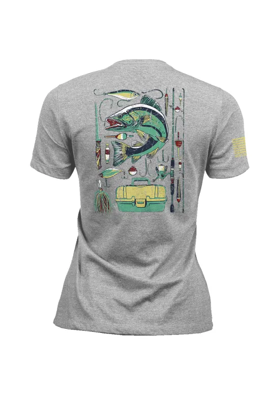 Fishing Kit - Women's T-Shirt sold by Nine Line
