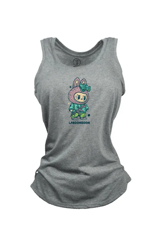LABOOMBOOM - Women's Racerback Tank sold by Nine Line