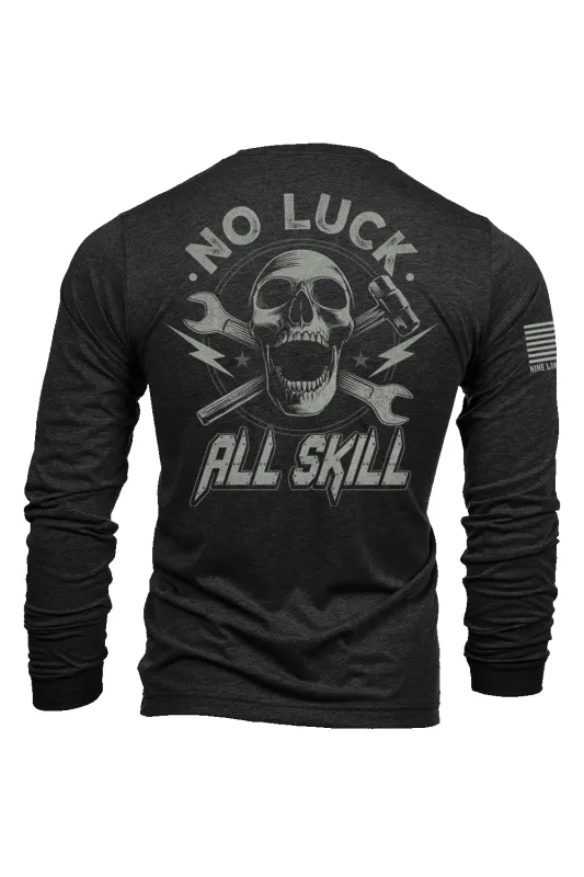 All Skill - Long-Sleeve Shirt sold by Nine Line