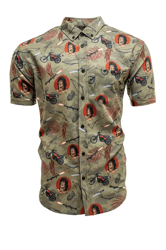 First Thread - Short Sleeve Button Down Shirt sold by Nine Line