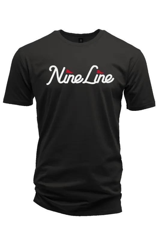 Nine Line Golf Flag - Men's Premium Cotton T-shirt sold by Nine Line