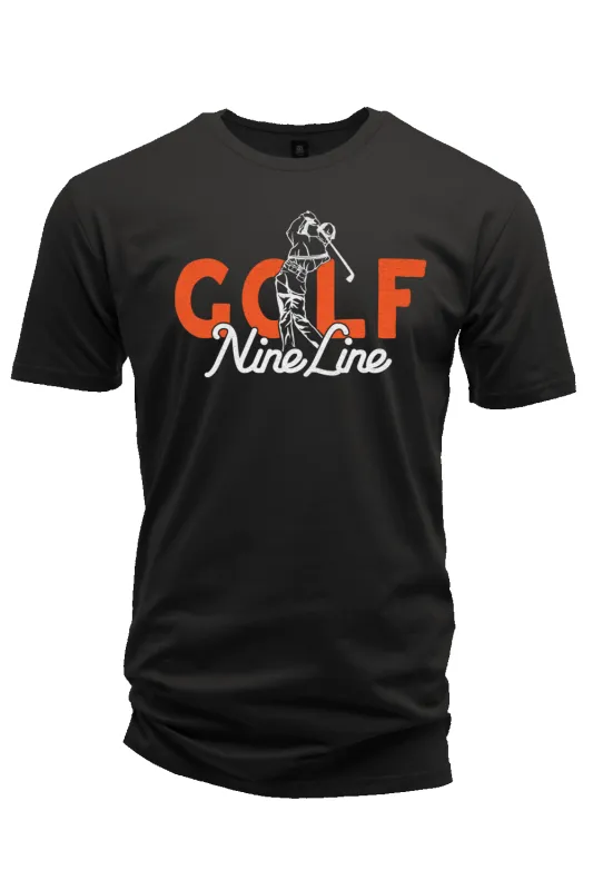 Nine Line Golf Army - Men's Premium Cotton T-shirt sold by Nine Line