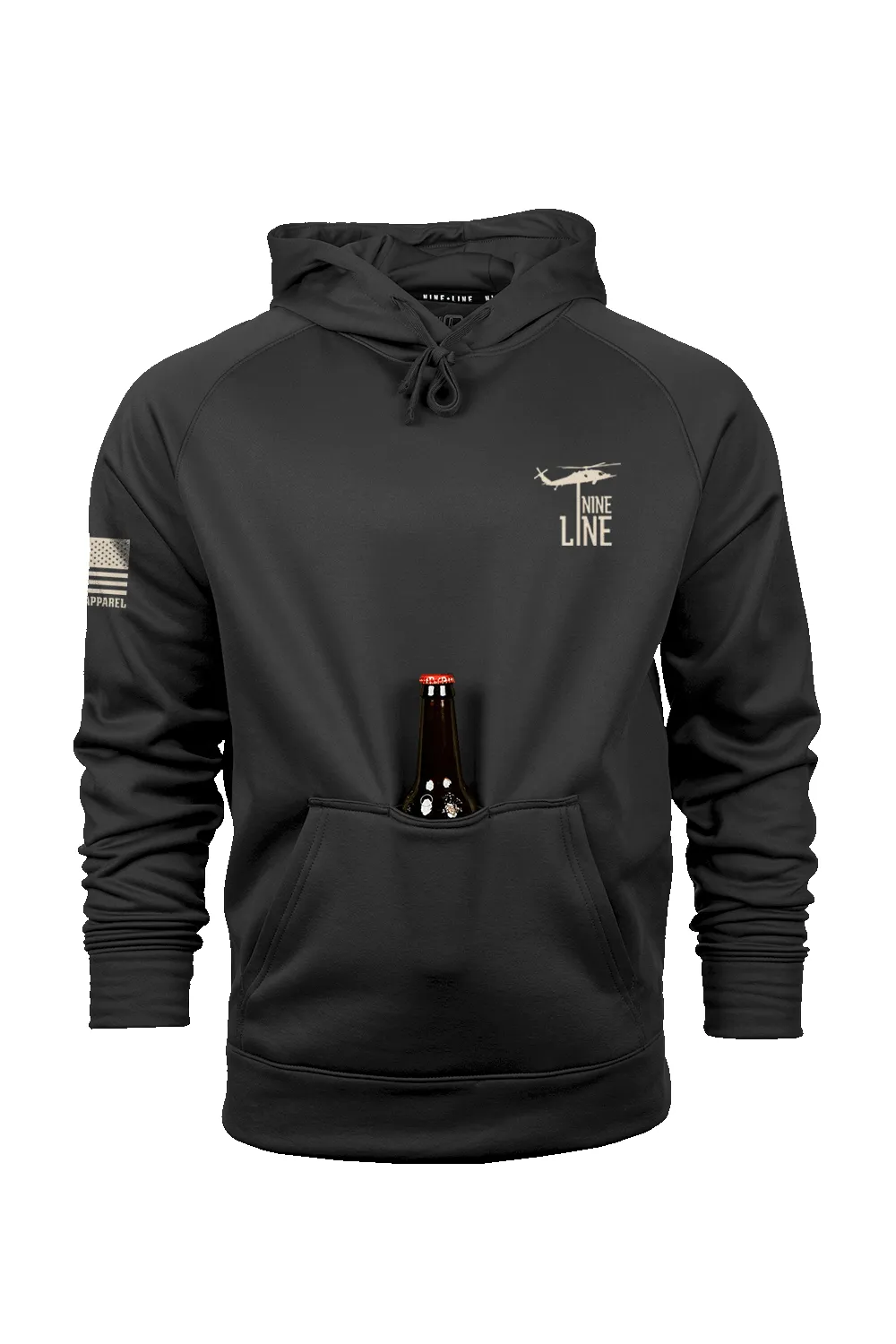 Just One More Cast - Raglan Tailgater Hoodie sold by Nine Line product image thumbnail 2