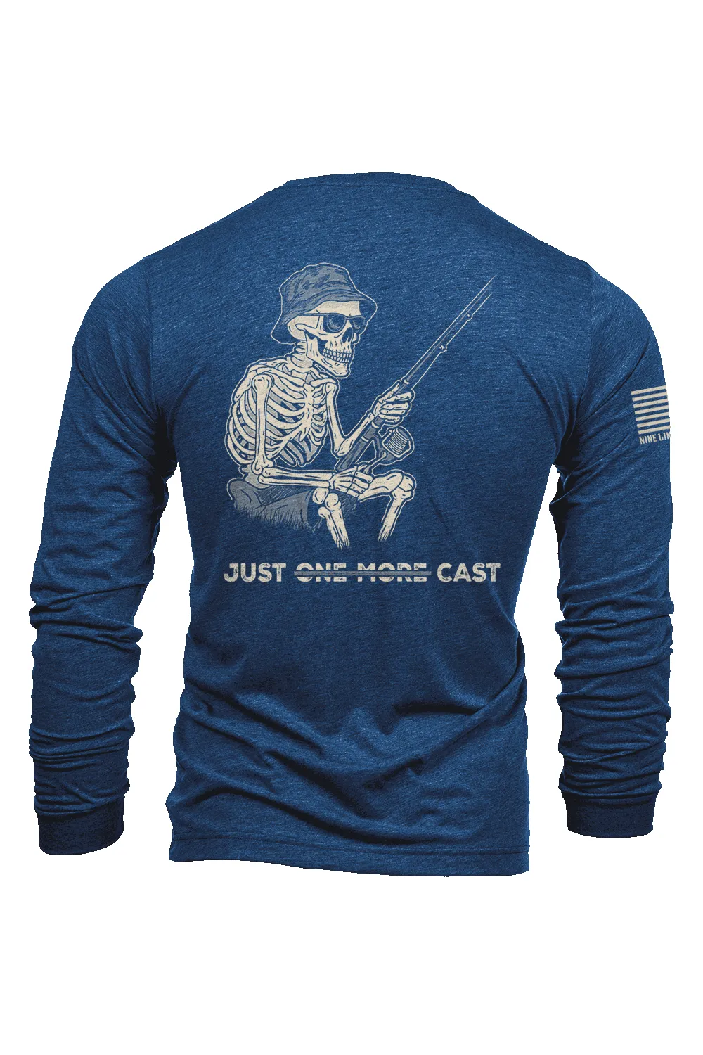 Just One More Cast - Long-Sleeve Shirt sold by Nine Line product image thumbnail 3