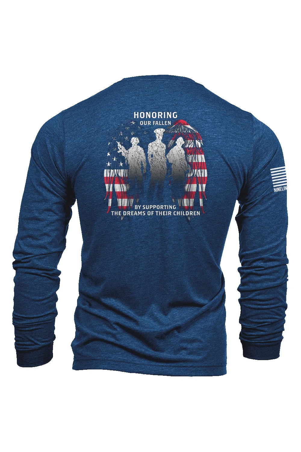Angel of Americas Fallen - Long-Sleeve Shirt sold by Nine Line product image thumbnail 3