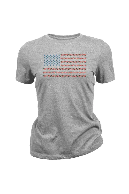 Berry Flag - Women's T-Shirt sold by Nine Line