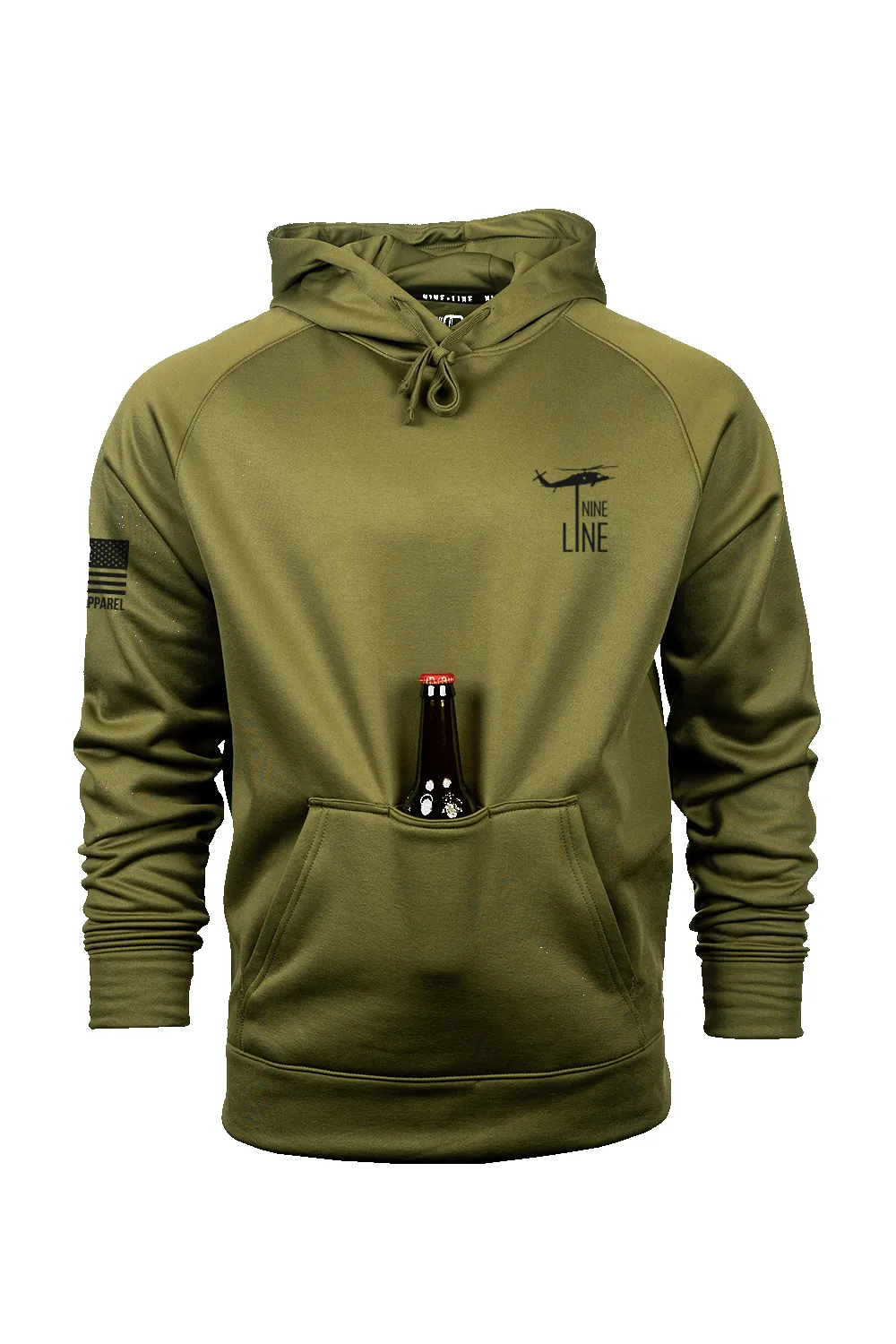 Basic - Raglan Tailgater Hoodie sold by Nine Line product image thumbnail 3