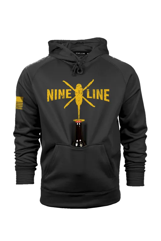 Nine Line Helo - Raglan Tailgater Hoodie sold by Nine Line