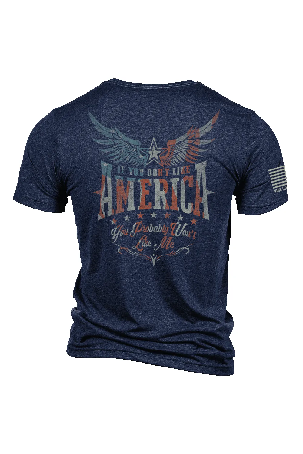 Like America - T-Shirt sold by Nine Line product image thumbnail 3