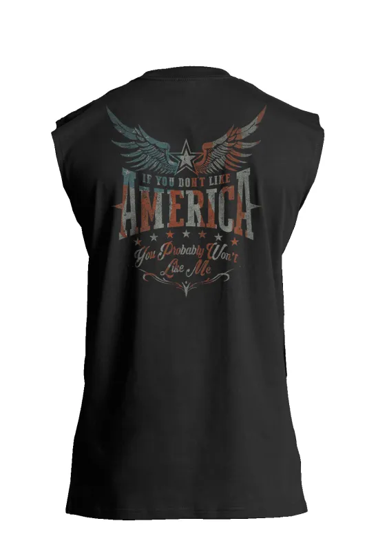 Like America - Men's Muscle Tank Top sold by Nine Line