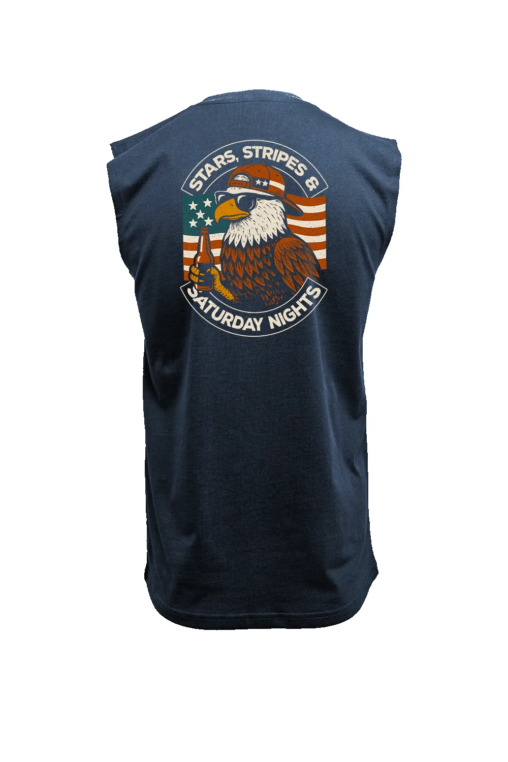 Stars, Stripes, Saturday Nights - Men's Muscle Tank Top sold by Nine Line product image thumbnail 3