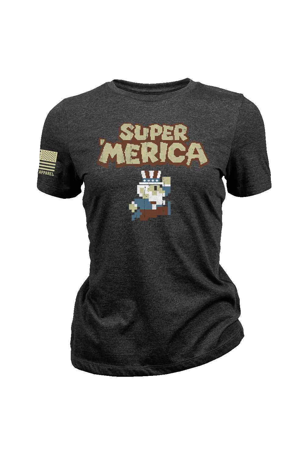 Super Merica - Women's T-Shirt sold by Nine Line