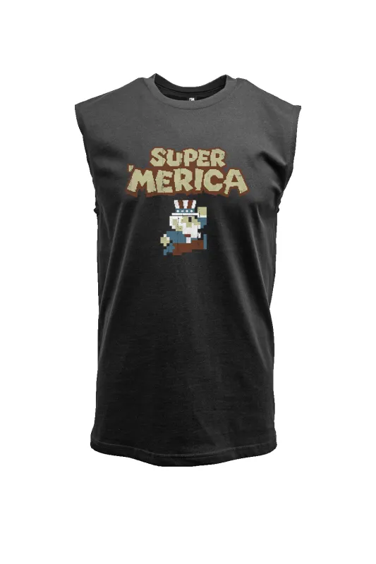 Super Merica - Men's Muscle Tank Top sold by Nine Line