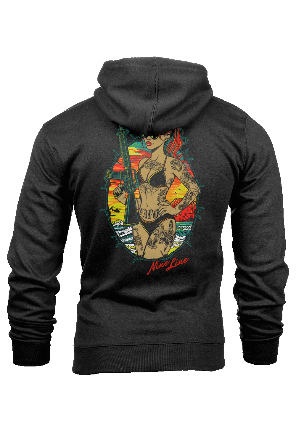 Gun Girl Summer - Hoodie sold by Nine Line