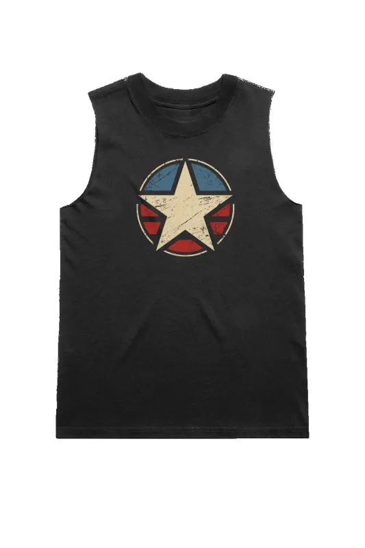 Freedom Star - Women's Boyfriend Tank Top sold by Nine Line