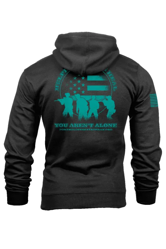 PTS Awareness Month - For the Love of a Veteran 2025 - Hoodie sold by Nine Line