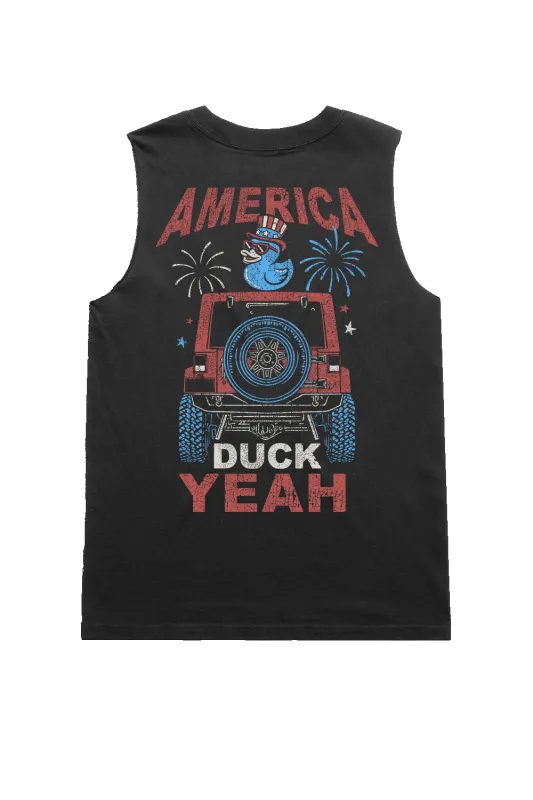 Duck Yeah - Women's Boyfriend Tank Top sold by Nine Line